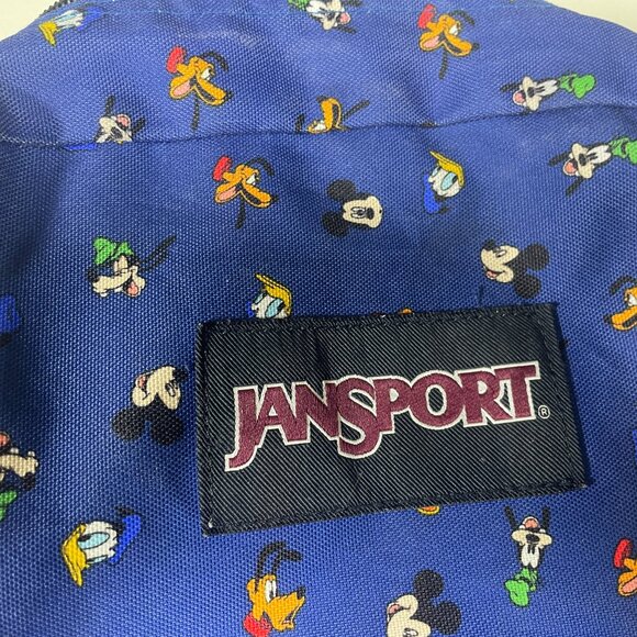 Jansport Disney Superbreak Collaborations Backpack Navy Allover Print! - Picture 3 of 6